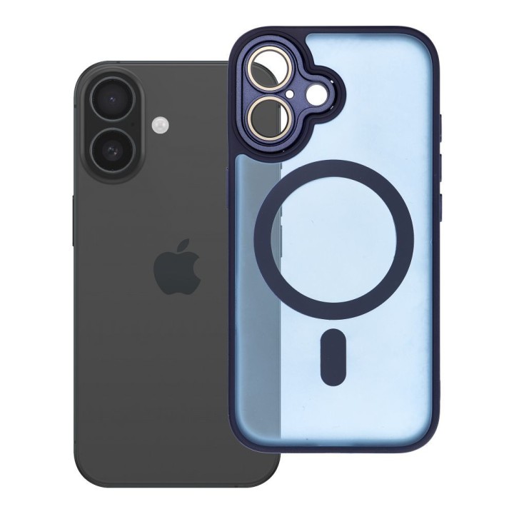 Case for iPhone 16 PRO Variete Mag Cover MagSafe compatible navy blue