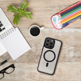 Чохол для iPhone 15 Variete Mag Cover сумісний з MagSafe чорний