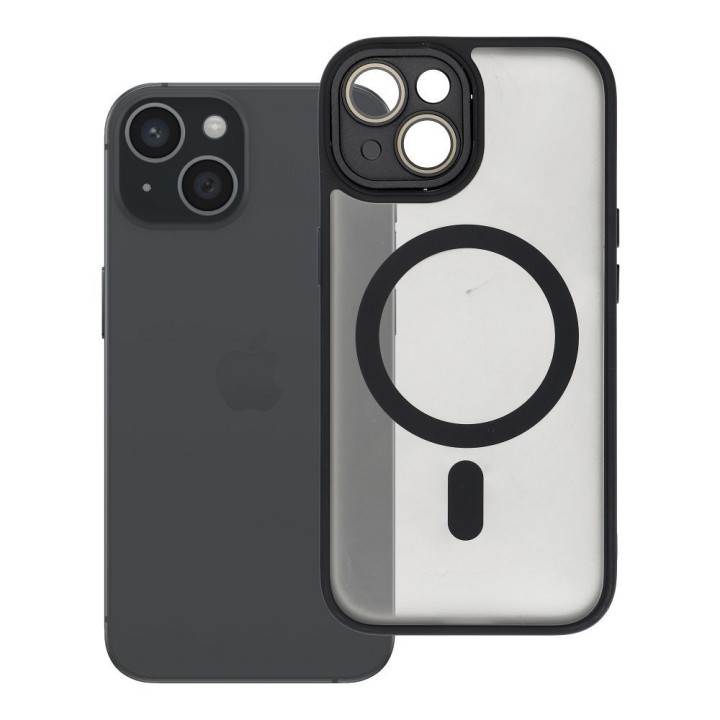 Чохол для iPhone 15 Variete Mag Cover сумісний з MagSafe чорний