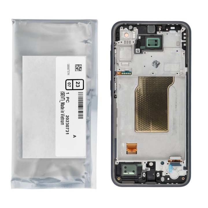 ServicePack LCD дисплей для SAMSUNG A35 5G A356B GH82-34221A чорний / темно-синій