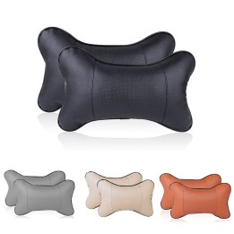 Car headrest pillow grey