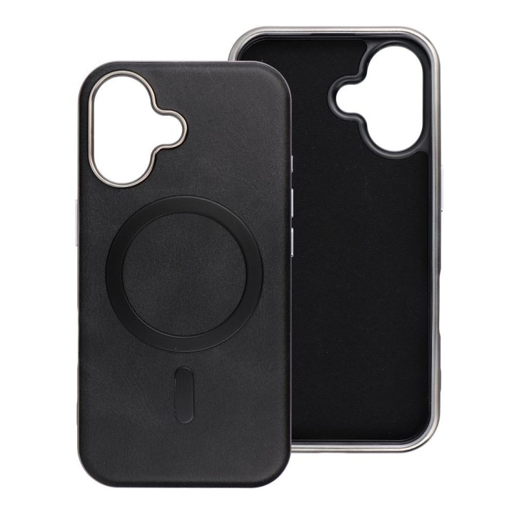 Чохол для iPhone 16 PRO Gentleman Mag Cover сумісний з MagSafe чорний