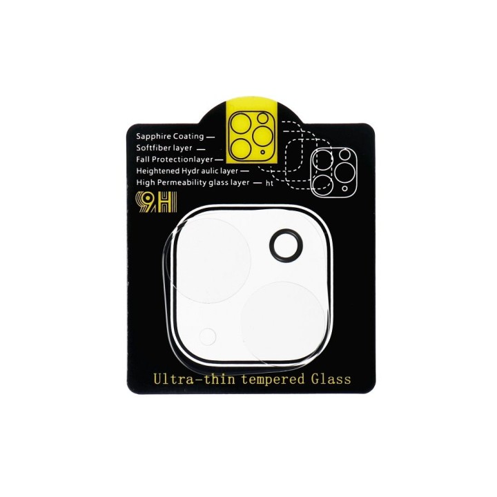 Tempered glass 5D Full Glue for camera for iPhone 15 PRO MAX transparent