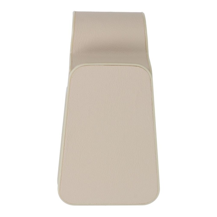 Sun visor glasses holder beige