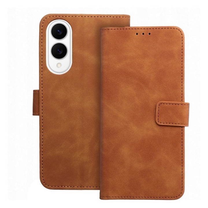 Flip case for Samsung S25 EDGE Tender Book brown