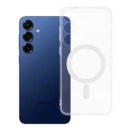 Case for Samsung S25 PLUS Clear Case 2 mm Mag Cover MagSafe compatible (camera protection) transparent