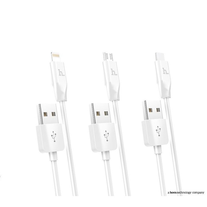 Кабель USB A для Lightning Hoco 2,1A 1 m X1 білий