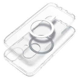 Чохол для iPhone 16 Clear Case 2 mm Mag Cover сумісний з MagSafe (camera protection) прозорий