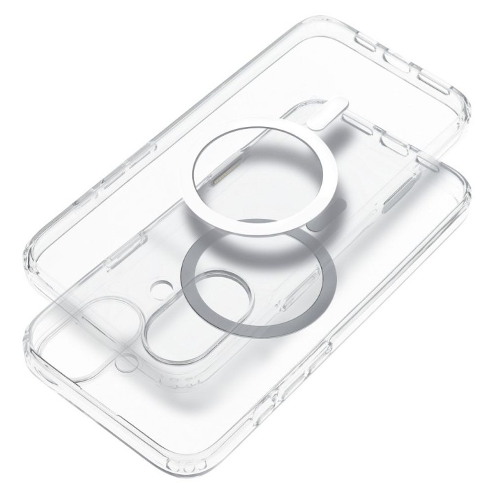 Case for iPhone 16 Clear Case 2 mm Mag Cover MagSafe compatible (camera protection) transparent