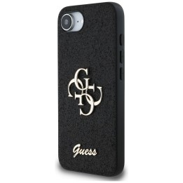 GUESS futerał do IPHONE 16e (SE 4 2025) GUHCPSE4HG4SGK (Fixed Glitter Big 4G) czarny