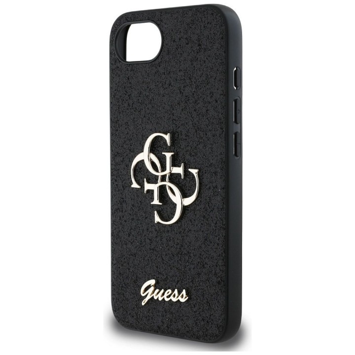 GUESS чохол для IPHONE 16e (SE 4 2025) GUHCPSE4HG4SGK (Fixed Glitter Big 4G) чорний