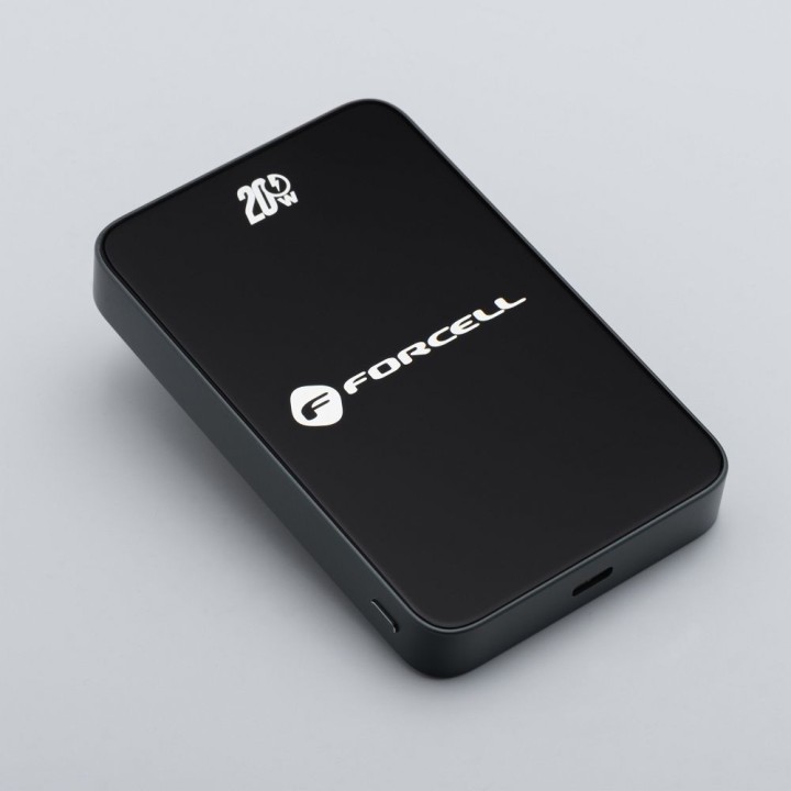 Power bank MagSafe compatible Forcell F-Energy SuperSlim F10K8 QC4.0 PD3.0 15W 10000 mAh black 0INT