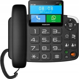 MAXCOM телефон настільний для картки SIM Comfort MM42D чорний