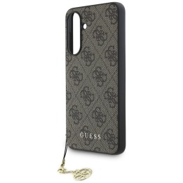 GUESS чохол для SAMSUNG A56 GUHCSA56GF4GBR (PU 4G Charm) коричневий