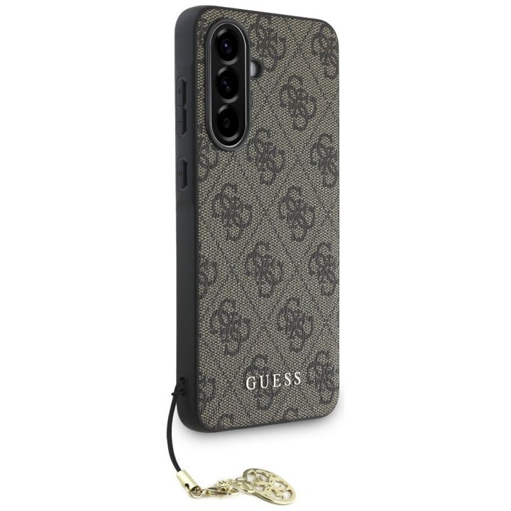 GUESS чохол для SAMSUNG A56 GUHCSA56GF4GBR (PU 4G Charm) коричневий