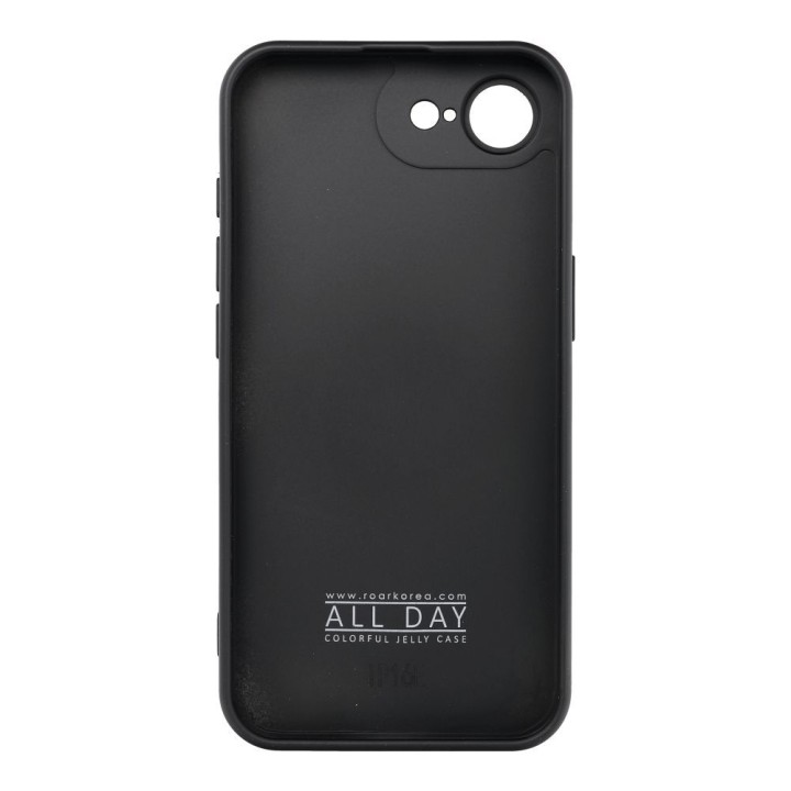 ROAR чехол ALL DAY COLORFUL JELLY для IPHONE 16e (SE 4 2025) / 17e черный