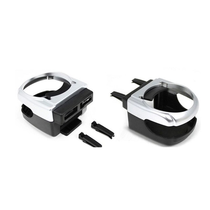 Cup holder for intake vent white