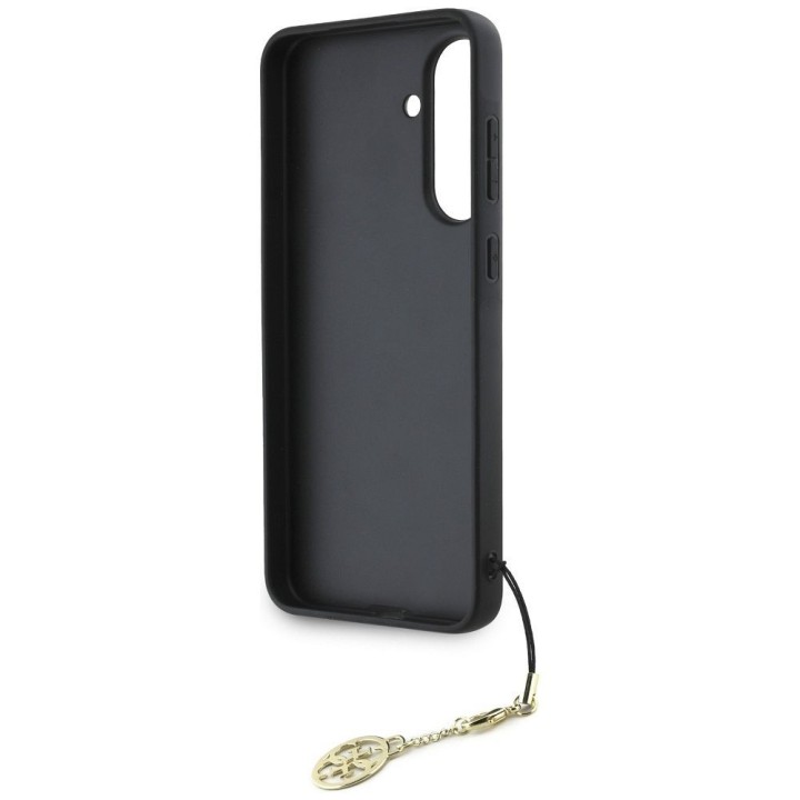 GUESS case for SAMSUNG A56 GUHCSA56GF4GBR (PU 4G Charm) brown