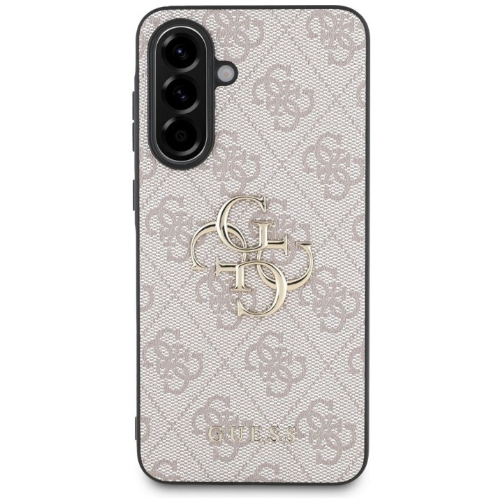 GUESS чохол для SAMSUNG A36 GUHCSA364GMGPI (4G PU Big Logo) рожевий