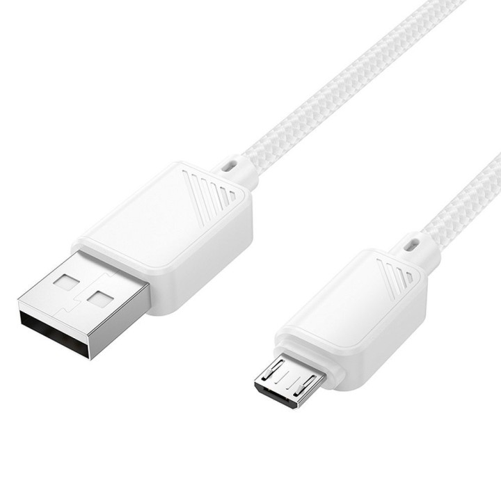 Kabel USB A do Micro USB Hoco 2,4A 1 m X113 biały
