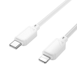 Кабель USB-C – Lightning Hoco PD 27W 1 m X113 білий