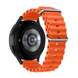 Strap for Samsung Galaxy Watch Forcell Forcell F-Design FS01 with holes, silicone 22 mm orange