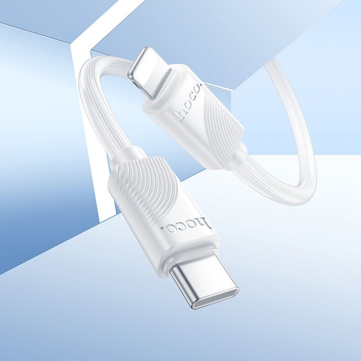 USB-C to Lightning cable Hoco PD 27W 1 m X114 white