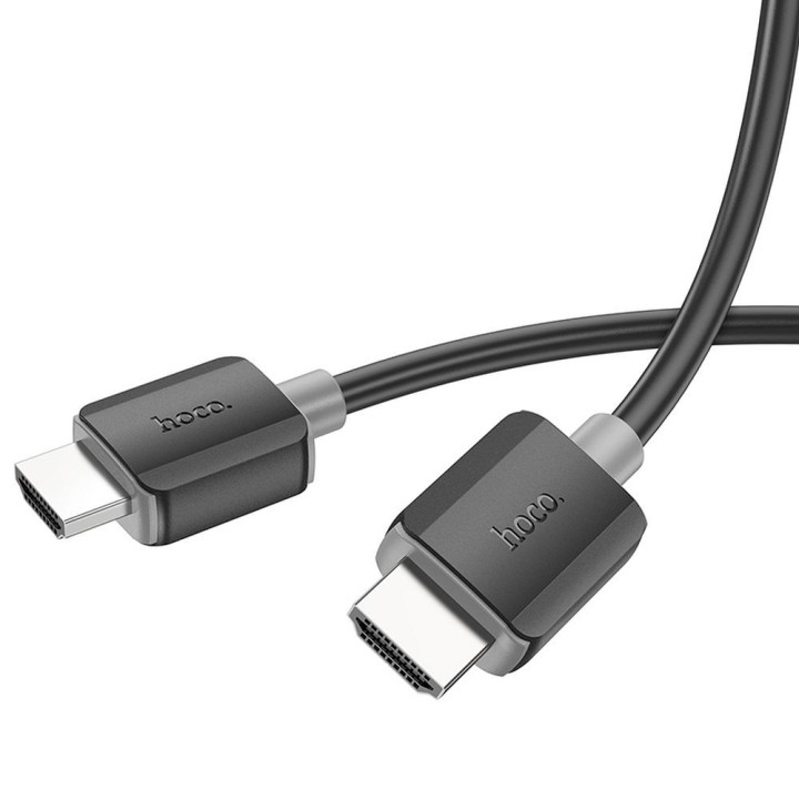 Кабель HDMI – HDMI Hoco вер. 2.0 4K/60Hz 2 m US08 чорний