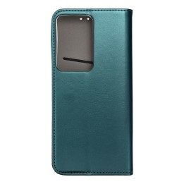Чохол з клапаном для Realme 14x 5G Smart Magneto темно-зелений