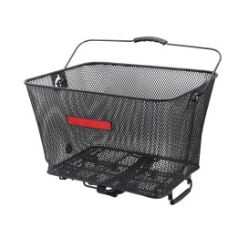 Quick-release rear bike basket FSBKT-104 black