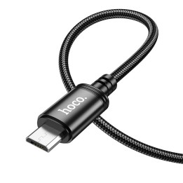 Кабель USB A для Micro USB Hoco 2,4A 1 m X89 черный