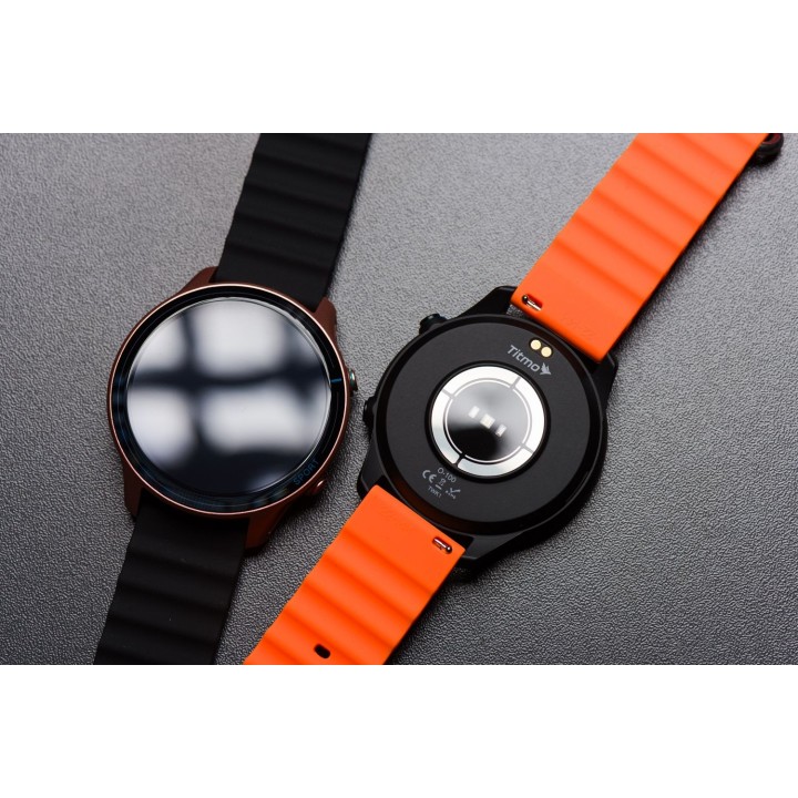 Pasek do Samsung Galaxy Watch Forcell F-Design FS05 sprzączka włókno poliestrowe 22 mm pomarańczowy
