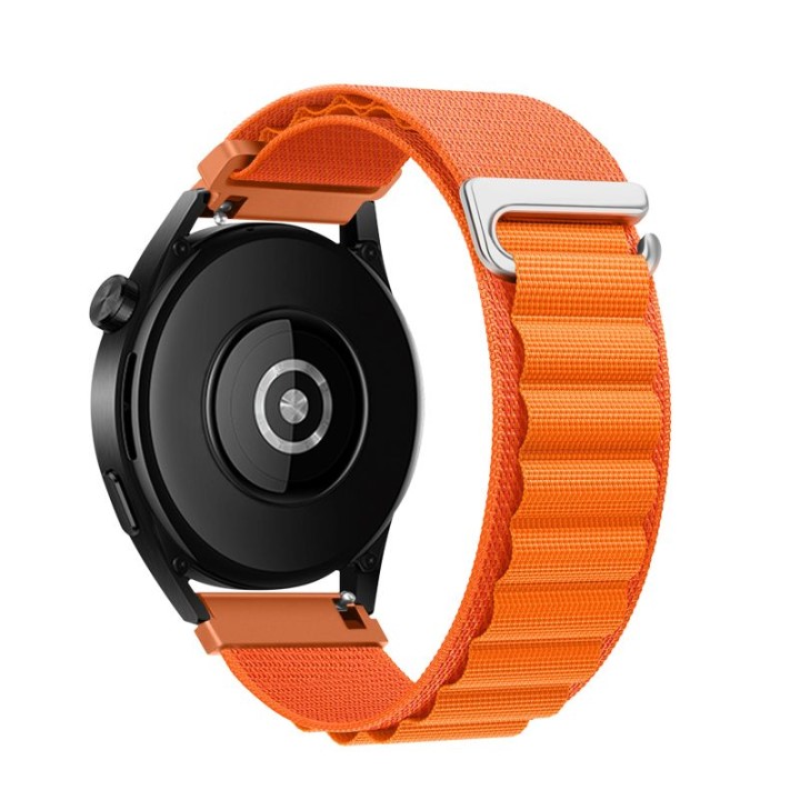 Strap for Samsung Galaxy Watch Forcell F-Design FS05 buckle fibre polyester 22 mm orange