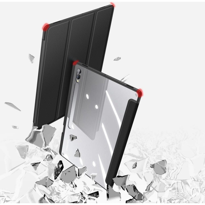 DUX DUCIS case TOBY with space for stylus for SAMSUNG Tab S10 Ultra/S9 Ultra/S8 Ultra black