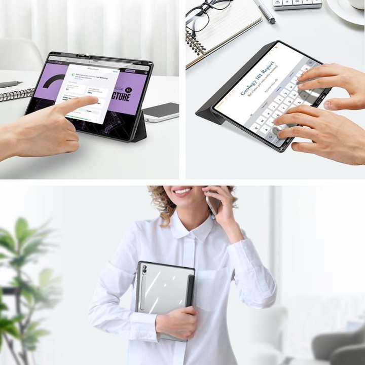 DUX DUCIS чехол TOBY с местом для стилус для SAMSUNG Tab S10 Ultra/S9 Ultra/S8 Ultra черный