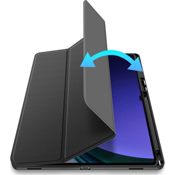 DUX DUCIS etui TOBY z miejscem na rysik do SAMSUNG Tab S10 Ultra/S9 Ultra/S8 Ultra czarne