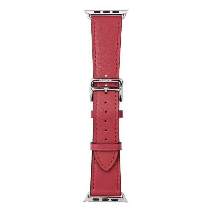 Strap for Apple Watch Forcell F-Design FA20 holes eco-leather 42 / 44 / 45 / 49 mm red