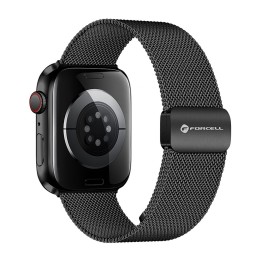 Strap for Apple Watch Forcell F-Design FA14 magnetic steel 42 / 44 / 45 / 49 mm black