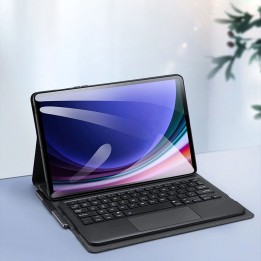 DUX DUCIS case TK foldable with keyboard wireless for SAMSUNG Tab S9/S9 FE/S10 FE black