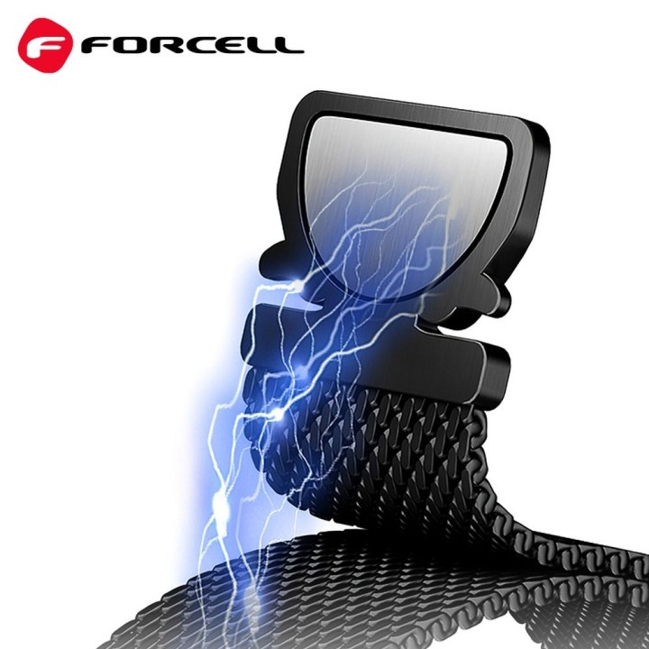 Strap for Samsung Galaxy Watch Forcell F-Design FS10 magnetic steel 20 mm black