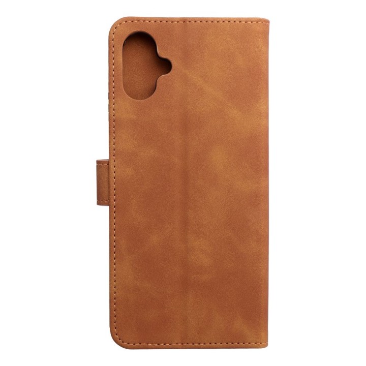 Flip case for Samsung A06 Tender Book brown