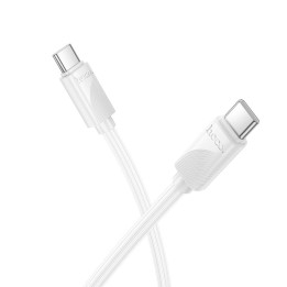 Кабель USB-C – USB-C Hoco 3A 60W 1 m X114 білий