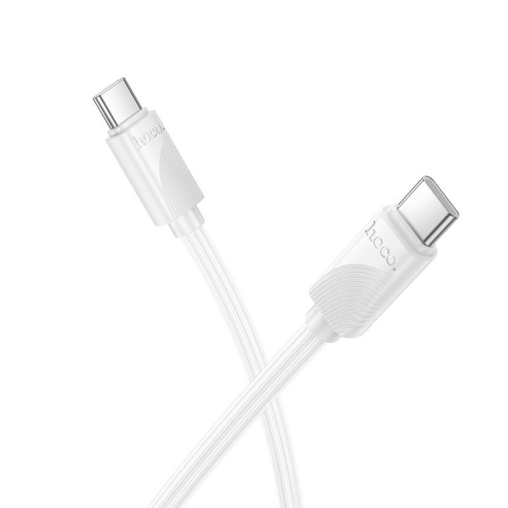 USB-C to USB-C cable Hoco 3A 60W 1 m X114 white