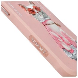 NIMMY чехол GLASSES COOL CAT для IPHONE 15 Pro розовый