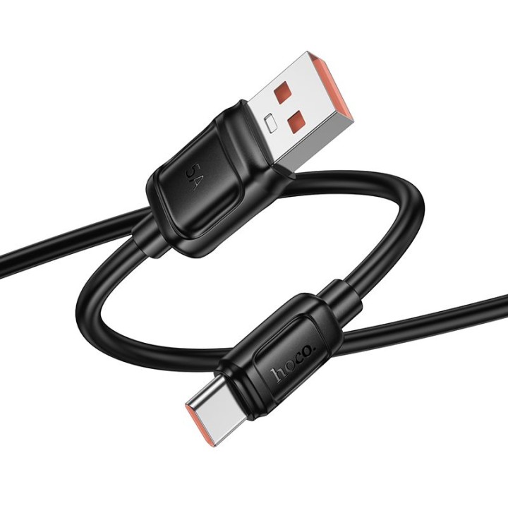 Kabel USB A do USB C Hoco PD 5A 100W 1 m X115 czarny
