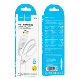 Кабель USB-A – Lightning Hoco 2,4A 1 m X114 белый