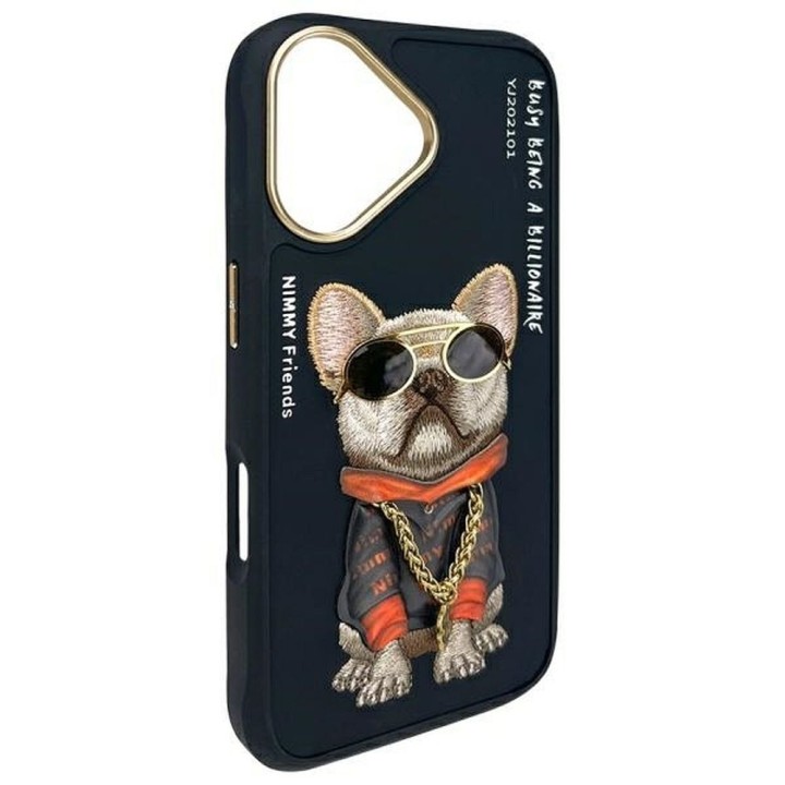 NIMMY чохол GLASSES COOL DOG для IPHONE 16 чорний