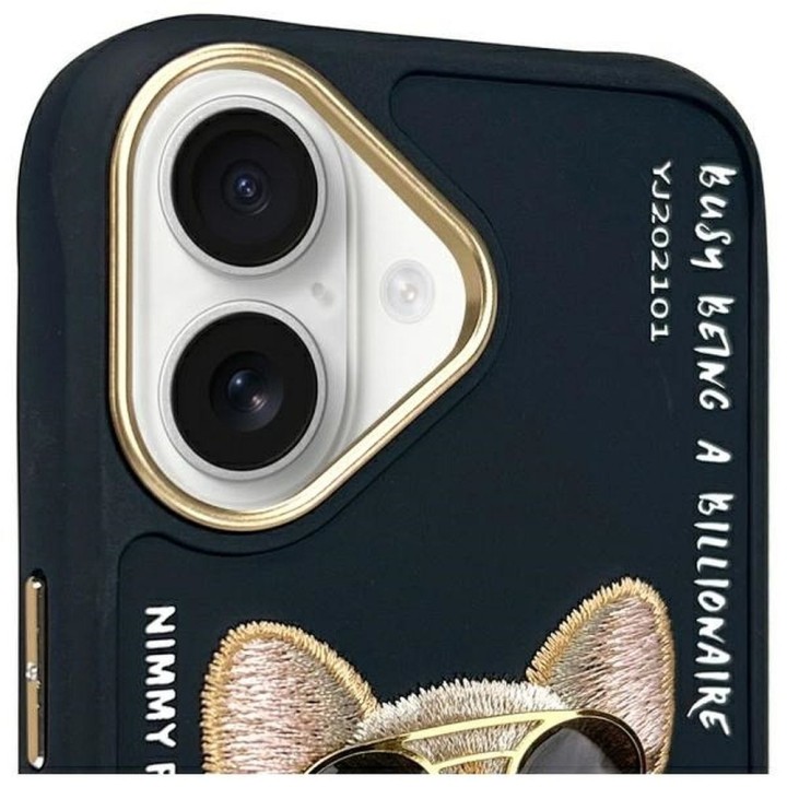 NIMMY чехол GLASSES COOL DOG для IPHONE 16 черный