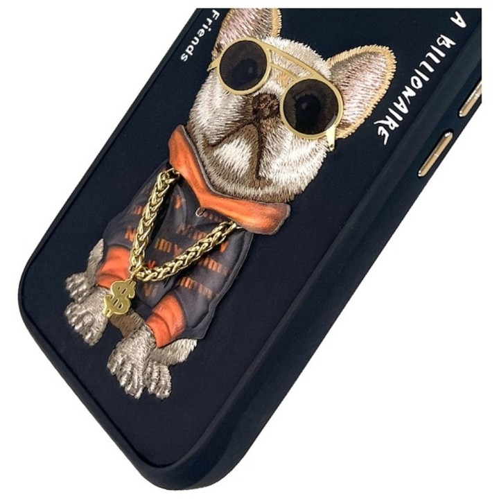 NIMMY чехол GLASSES COOL DOG для IPHONE 16 черный