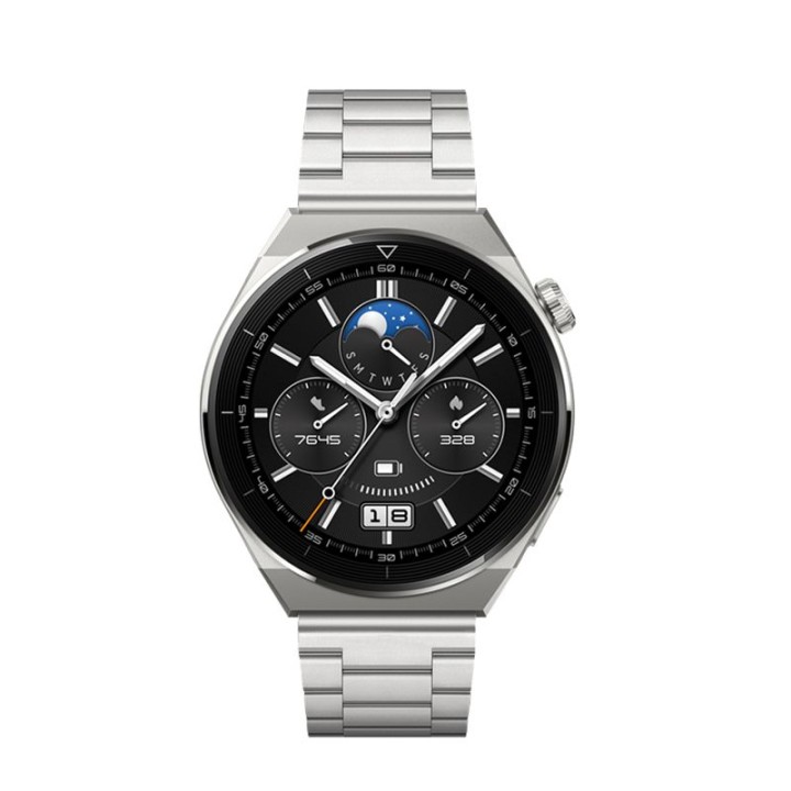 Strap for Samsung Galaxy Watch Forcell F-Design FS06 clasp steel 20 mm silver